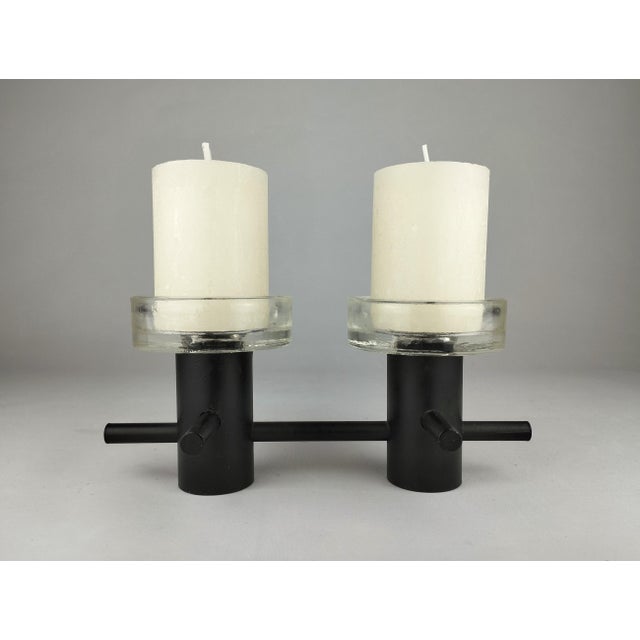 Scandinavian Minimalist Candleholder, 1960s For Sale - Image 9 of 11