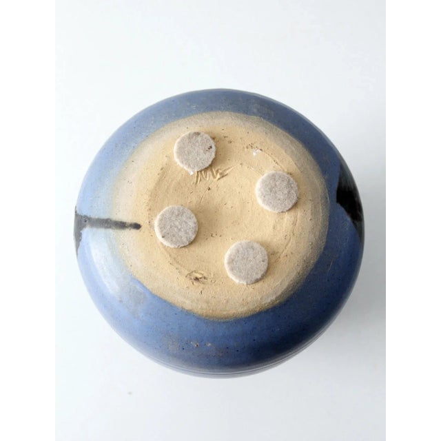 Vintage Studio Pottery Vase For Sale - Image 9 of 10