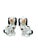 Ceramic 1950s 2 Classic Staffordshire Style Dog Statues. Pair English Style Spaniels Dogs For Sale - Image 7 of 12