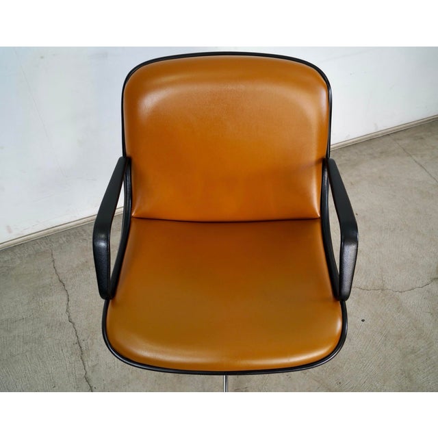 1970’s Mid-Century Modern Knoll Style Office Desk Chair For Sale - Image 10 of 12