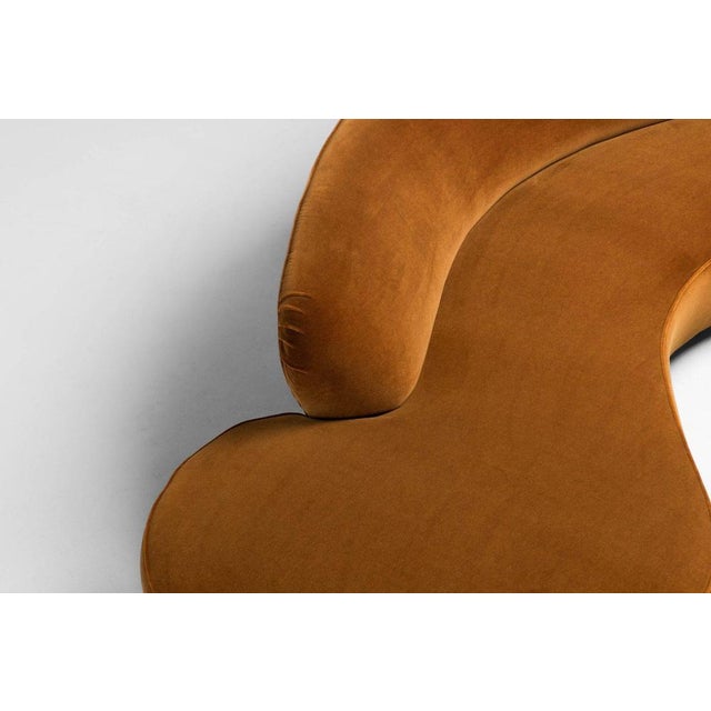 Serpentine Sofa in Mohair from Vladimir Kagan, USA, 1999 For Sale - Image 11 of 18