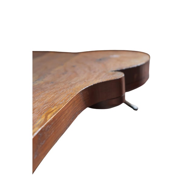 Antique Quarter-Sawn Oak Hall Mirror With Brass Hooks, C. 1900 For Sale - Image 17 of 18