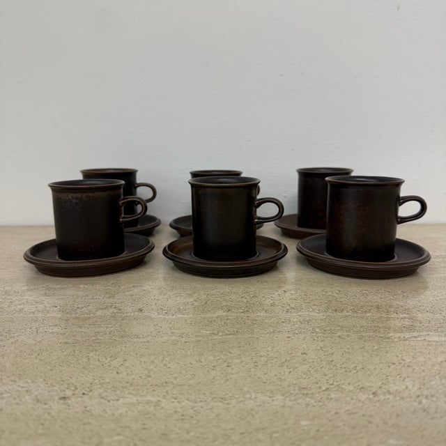 1970s Cups by Ulla Procope for Arabia, 1970s, Set of 12 For Sale - Image 5 of 18