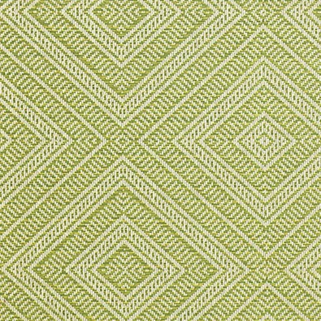 Schumacher Tortola Indoor & Outdoor Fabric in Kiwi For Sale