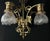 Antique Art Nouveau Chandelier in Brass and Bronze, 1890s For Sale - Image 10 of 13