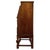 Antique English Golden Oak Secretaire with Mirrored Interior, 1900s For Sale - Image 13 of 14