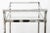 Early 21st Century Modern Chrome & Glass 2-Tiered Bar Cart For Sale - Image 5 of 12