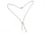 Tiffany and Co. Mid 20th Century Tiffany & Co. Jazz Diamond Lariat Drop Platinum Necklace For Sale - Image 4 of 13