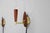Mid-Century Modern Danish Teak and Brass Wall Lights, 1960s, Set of 2 For Sale - Image 4 of 10