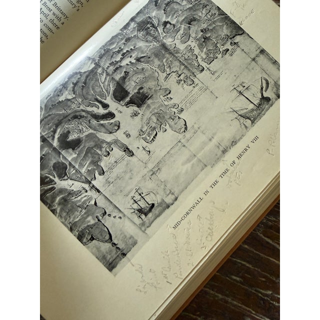 Tudor Cornwall Book 1957 Bedford Historical Series XIV English History Hardcover With Fold-Out Map For Sale - Image 12 of 12