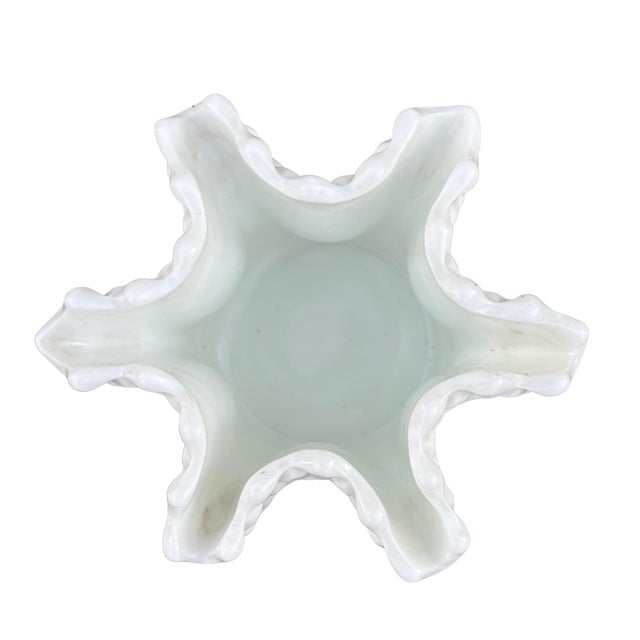 Westmorland Vintage Westmoreland Milk Glass Hobnail Vase For Sale - Image 4 of 6