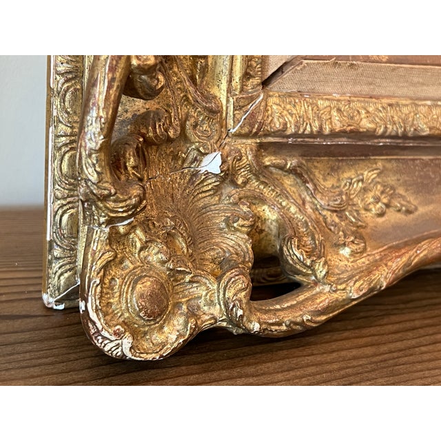 1940s 1940s French Gilded Louis XV Style Cast Frame, Les Cadres Gault, Paris For Sale - Image 5 of 11