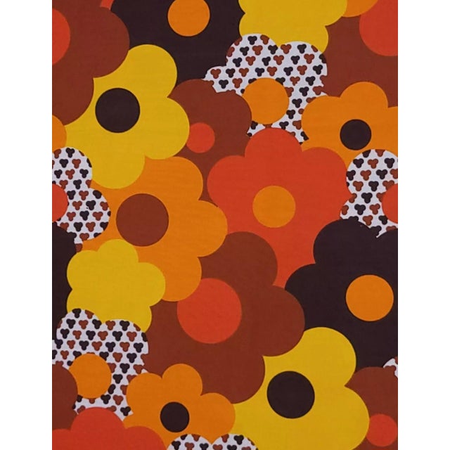 Mid-Century Modern Mid-Century Modern German Fabric Bale for Curtains, 1970s For Sale - Image 3 of 6