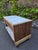 Antique French Patisserie Counter Kitchen Island with Marble Top, 1930 For Sale - Image 9 of 18
