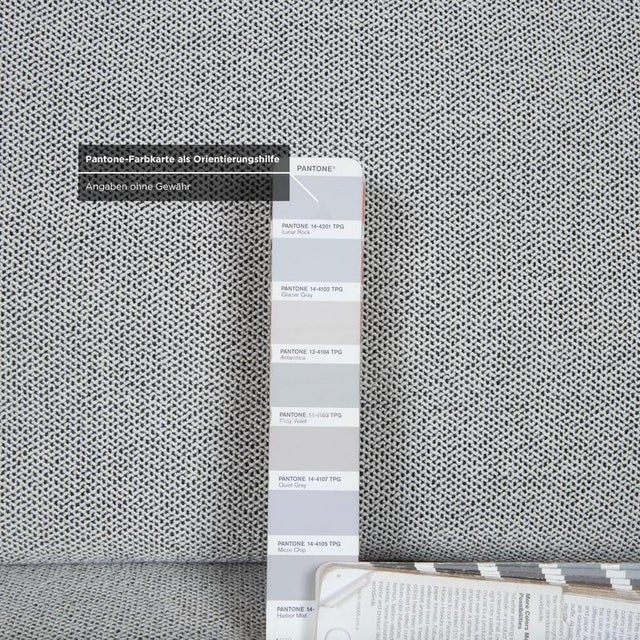 Gray Moss 3-Seater Sofa in Gray Fabric from Cor For Sale - Image 8 of 13