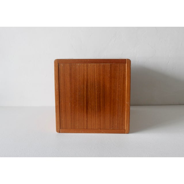 1970s FBJ Møbler Danish Scandinavian Modern Teak Pedestal Plant Stand End Side Table For Sale - Image 12 of 17