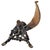 19th Century Brass & Natural Horn Ram’s Head Candlestick For Sale - Image 4 of 8