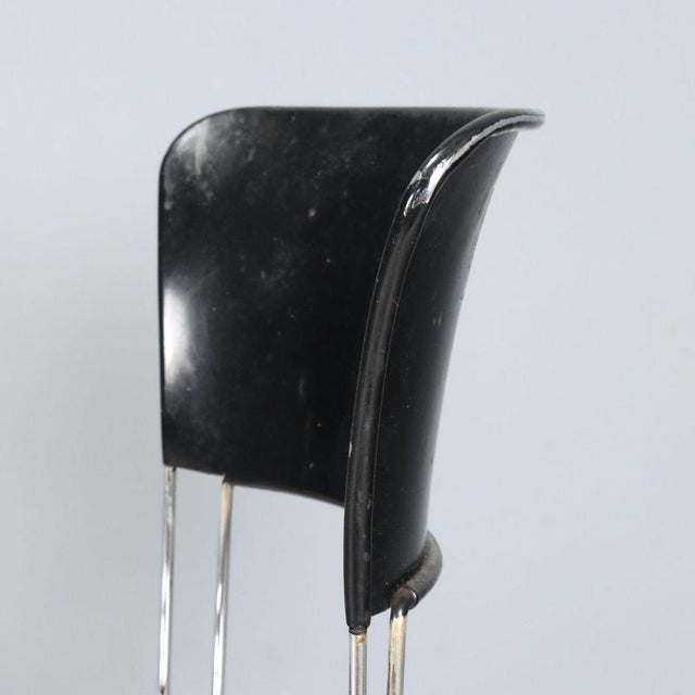 Molteni Ibisco Chairs attributed to Giuseppe Raimondi for Molteni, Set of 3 For Sale - Image 4 of 14