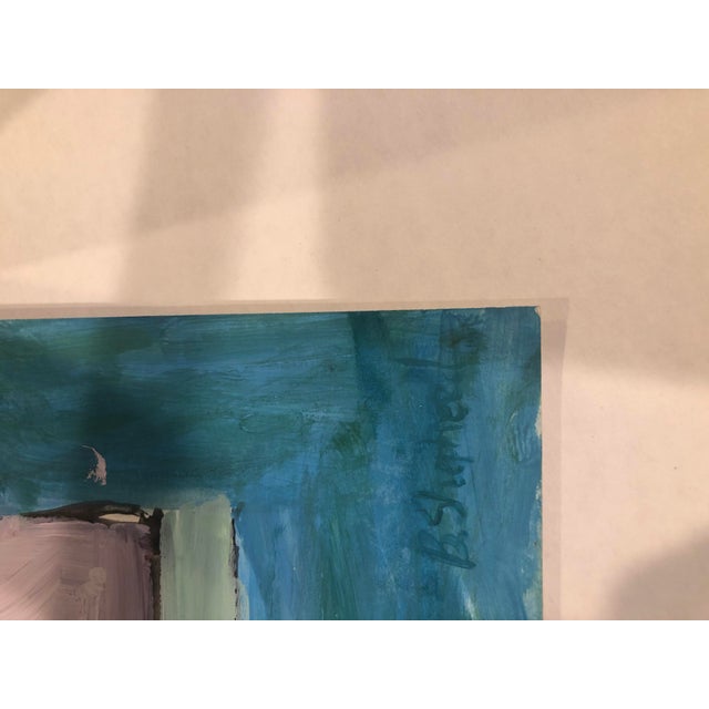 “Evening at the Ocean” Original Abstract Painting For Sale - Image 4 of 6