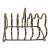 Vintage English Silverplate Toast Rack For Sale