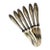 Late 19th Century Sterling Silver Handled Fruit or Dessert Knives - Set of 6 For Sale