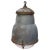 Gray Vintage French Industrial Round Gray Metal Glass Pendant Light from Philips For Sale - Image 8 of 8
