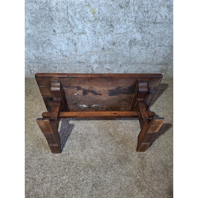 Monastery-Style Coffee Table in Oak For Sale - Image 5 of 6