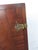 Chippendale Early 1920s Tall China Cabinet Cupboard With Brass Accent 6453 For Sale - Image 16 of 18