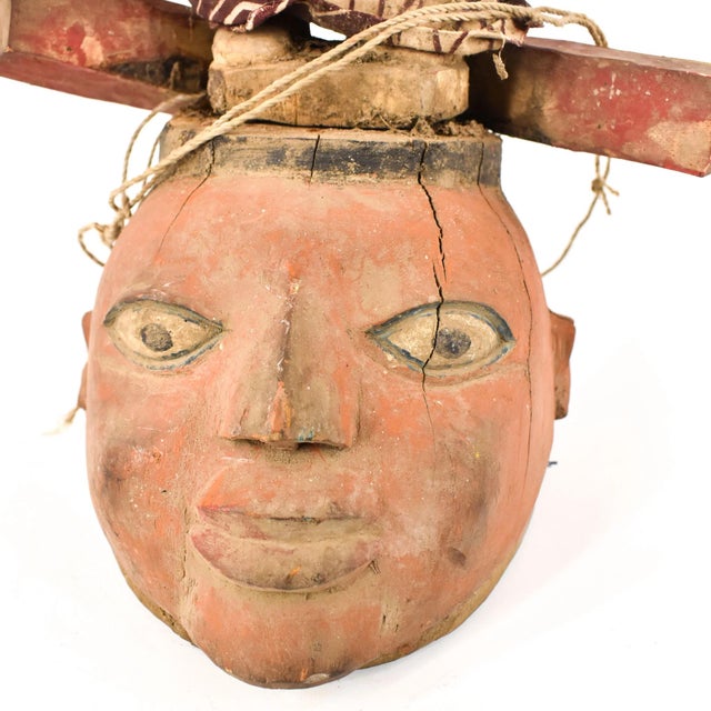 Early 20th Century Early 20th Century Yoruba Gelede Mask with Figure Nigeria For Sale - Image 5 of 7
