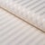Schumacher Sample - Schumacher Lincoln Small Stripe Fabric In Ivory For Sale - Image 4 of 5