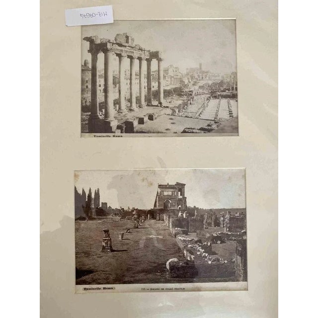 Lodovico Tuminello, View of Monuments of Rome, Original Photograph, 19th-Century For Sale - Image 3 of 4