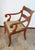 19th Century Antique Edwardian / Sheraton Revival Style Mahogany Armchair For Sale - Image 6 of 11