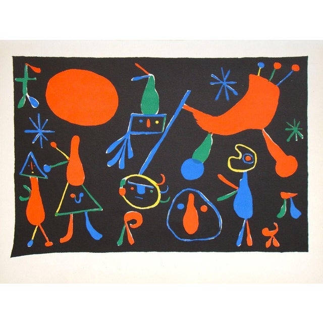 After Joan Miro, Barcelona, 1949, Lithograph with Stencil For Sale - Image 10 of 12