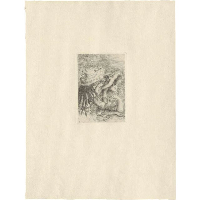 Pierre Auguste Renoir, Le Chapeau Epinglé, Etching, 1921 For Sale