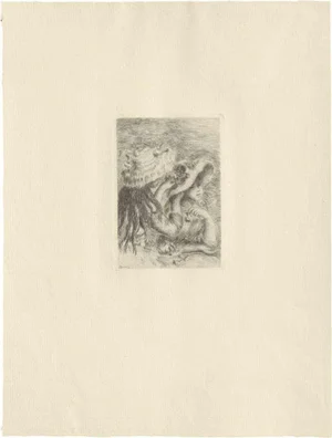 Pierre Auguste Renoir, Le Chapeau Epinglé, Etching, 1921