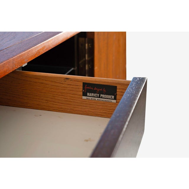 Harvey Probber Chest of Drawers / Tall Dresser 1965 For Sale - Image 10 of 12