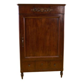Antique Walnut Veneere Wardrobe For Sale