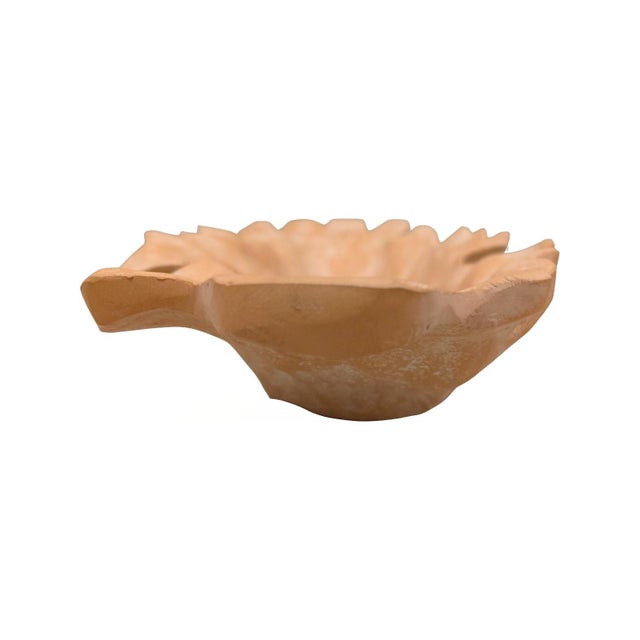 Metal Mustard Seed Ripple Bowl For Sale - Image 7 of 11