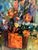 Mid-Century Modern Mid-Century Modern Expressionist Still Life of Vibrant Flowers, Signed McKay For Sale - Image 3 of 9