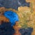 Contemporary Robert O'Meara Abstract Composition in Blue Oil For Sale - Image 3 of 6