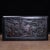 Carved Hardwood Box With Landscape Scenes and Sliding Lid For Sale - Image 4 of 10