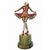 A superb spelter metal and Ivorine sculpture, this piece serves as a great example of early Art Deco statues made popular...