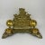 1960s 1960s Ornate Brass Double Inkwell With Letter Organizer For Sale - Image 5 of 12