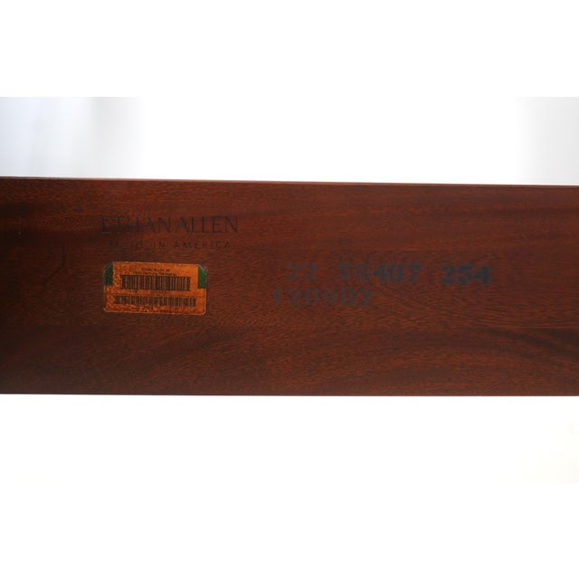 Ethan Allen California King Size 18th Century Mahogany Sleigh Bed For Sale - Image 15 of 15