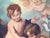 Large Vintage European Religious Oil Painting – Saint John the Baptist, Lamb & Cherubs in Ornate Gilt Frame For Sale - Image 11 of 17