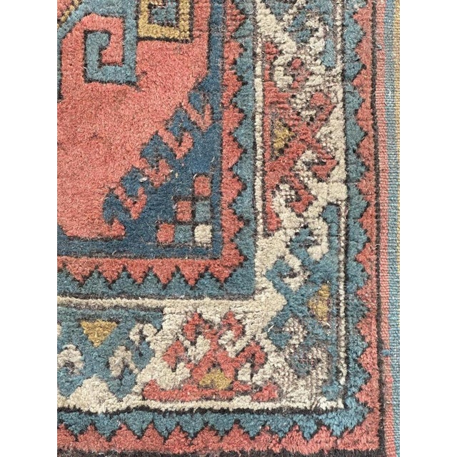 Rustic Vintage Turkish Distressed Bobyrugs Kars Runner, 1980s For Sale - Image 3 of 14