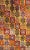 Tribal Hand Knotted Checkerboard Design Vintage Turkish Tulu Rug With Bright Multi-Colors For Sale - Image 4 of 8