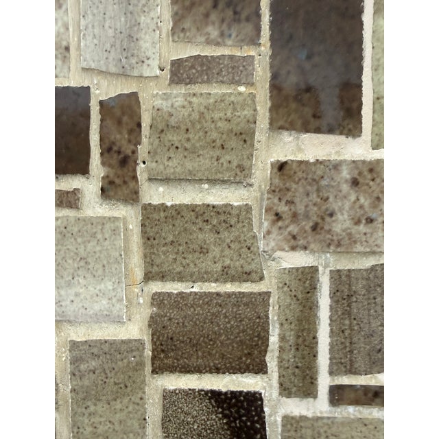 Vintage Mosaic Tile Art Piece, Framed For Sale - Image 11 of 12