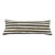 Turkish Hemp Pillow Cushion Natural Beige Black Cushion Cover 14"x40" For Sale