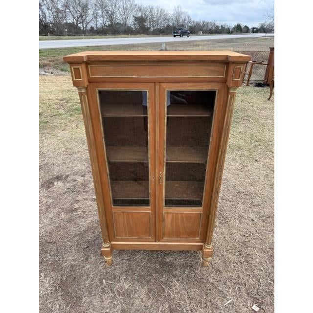 19th Century French Louis XVI Bleached 2-Door Bookcases For Sale - Image 11 of 14